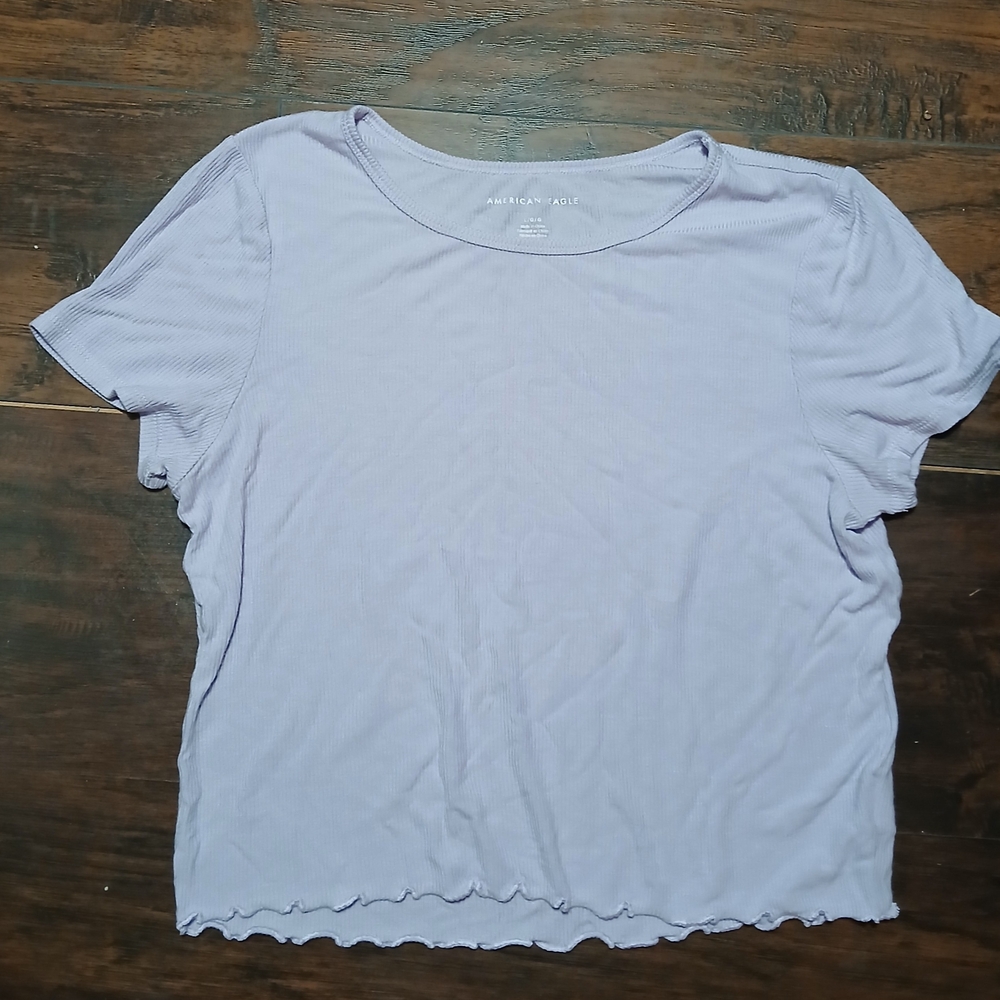American Eagle Outfitters Women's Lavender Top